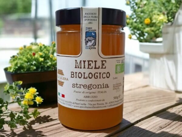 Miel biologique de Stregonia - Thé des montagnes 500 gr
